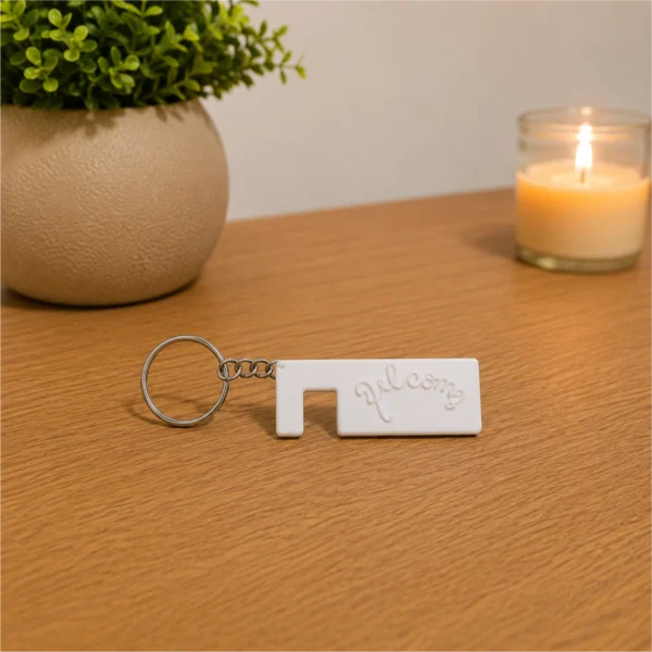 Porta-chaves e Suporte para Telemóvel Personalizável (2 em 1)